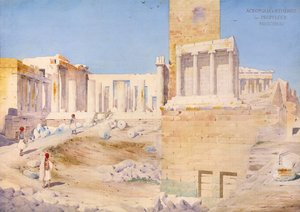 Die Akropolis von Athen, 1844